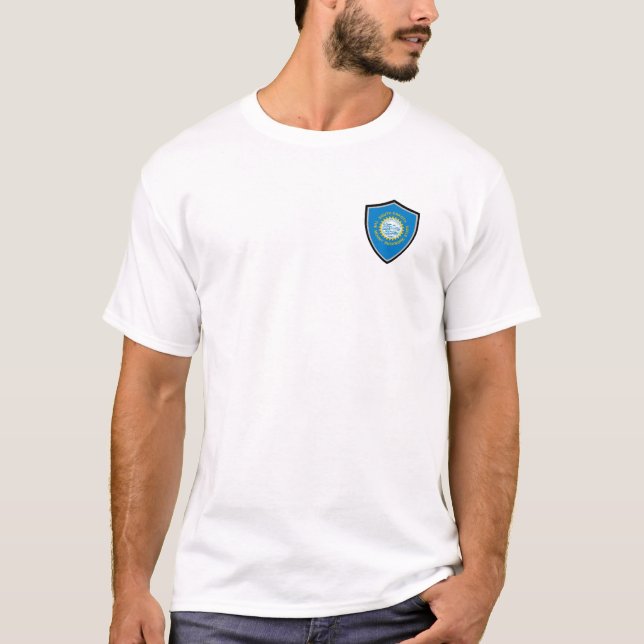 South-Dakota-Schild-T - Shirt (Vorderseite)