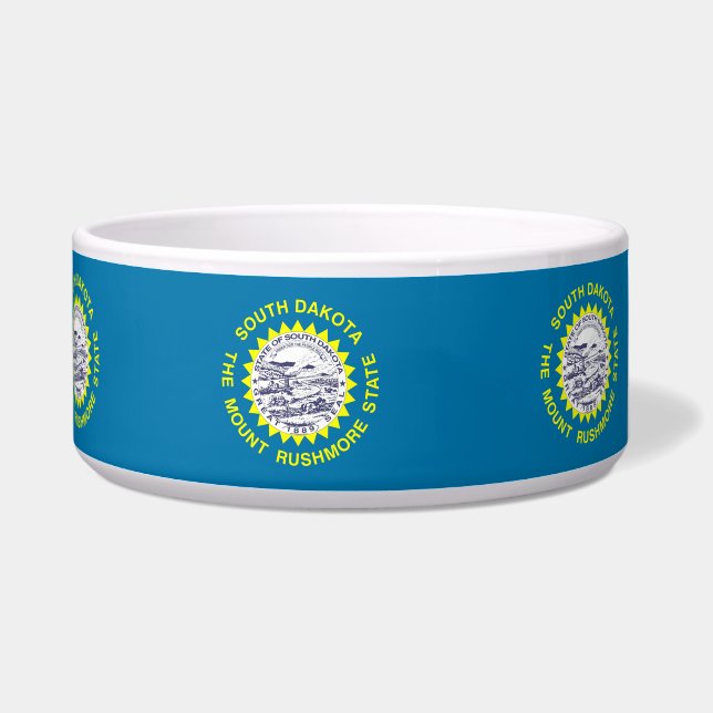 South Dakota State Flag Pet Bowl Napf (Rechts)