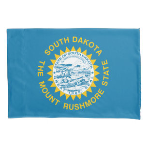 South Dakota State Flag Print Patriota Kissenbezug