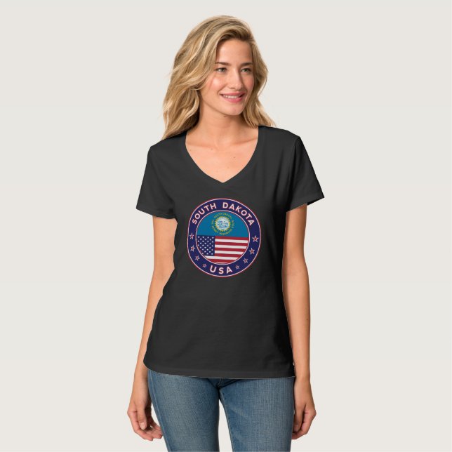 South Dakota T-Shirt (Vorderseite Vollansicht)