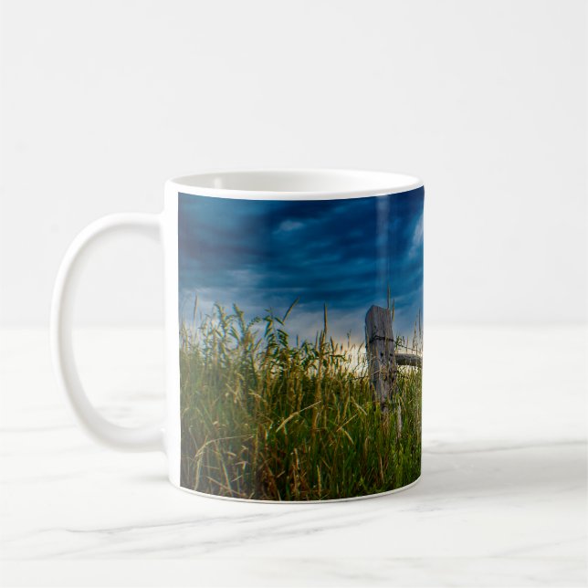 South Dakota Tree and Sky Coffee Tasse (Links)