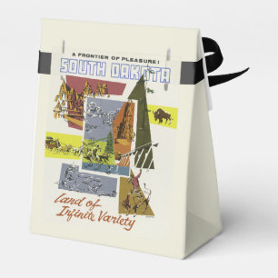 South Dakota USA Vintage Travel Fevor Box Geschenkschachtel