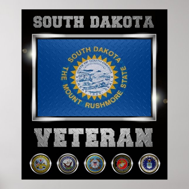 South Dakota Veteran Poster (Vorne)
