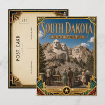 South Dakota Vintage Art Deco Golden Age