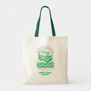 South Dakota Wedding Welcome Bag, Staat Liebe Tragetasche