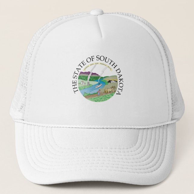 South Dakota-Zeichen Truckerkappe (Vorderseite)