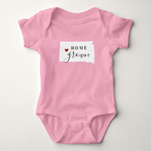 South Dakota Zuhause Grown Staat T-Shirt Baby Strampler