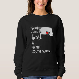 South Dakota Zuhause ist der Ort, an dem das Herz Sweatshirt