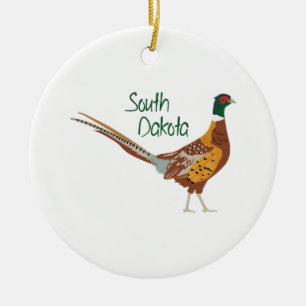 South- Dakotavogel Keramik Ornament