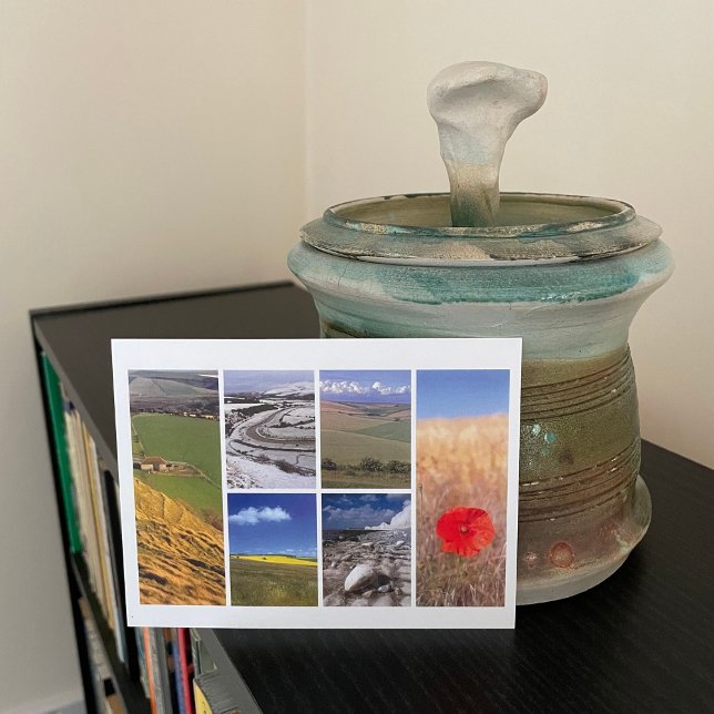 South Downs Multi-Image Postkarte (Von Creator hochgeladen)