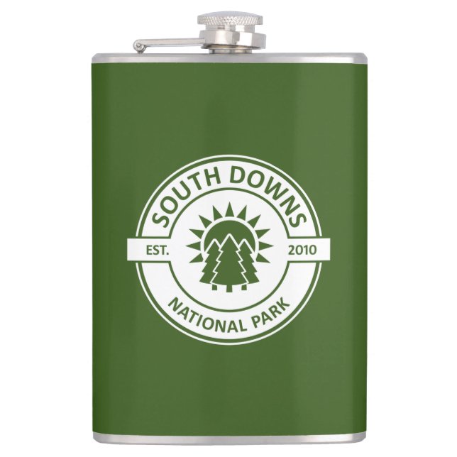 South Downs National Park Flachmann (Vorderseite)