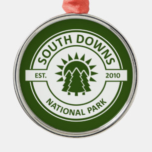 South Downs National Park Ornament Aus Metall