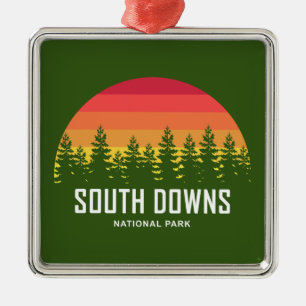 South Downs National Park Ornament Aus Metall