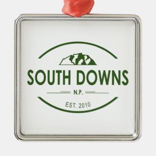 South Downs National Park Ornament Aus Metall