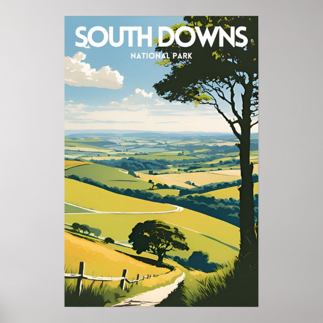 South Downs National Park Poster (Vorne)
