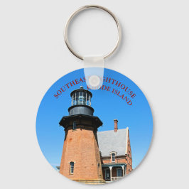 South East Lighthouse, Block Island RI Schlüsselan Schlüsselanhänger