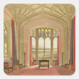 South End of St. Michael's Gallery, from 'Graphic Quadratischer Aufkleber