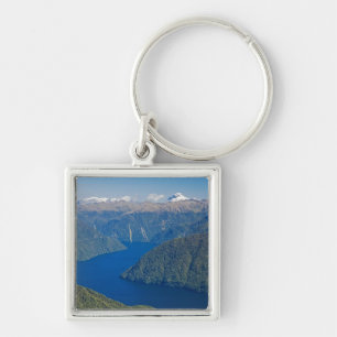South Fiord, Lake Te Anau, Fiordland-Nationalpark Schlüsselanhänger