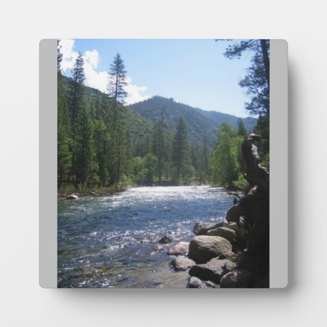 South Fork Kings River, King's Canyon, CA Fotoplatte (Vorderseite)
