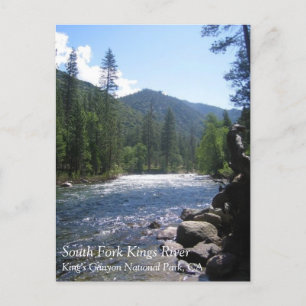 South Fork Kings River, King's Canyon, CA Postcard Postkarte