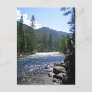 South Fork Kings River, King's Canyon, CA Postkarte