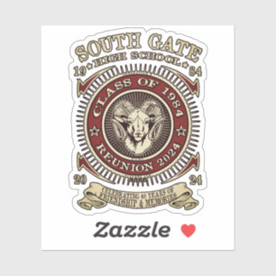 South Gate H.S. Vinyl-Aufkleber nach Maß Aufkleber