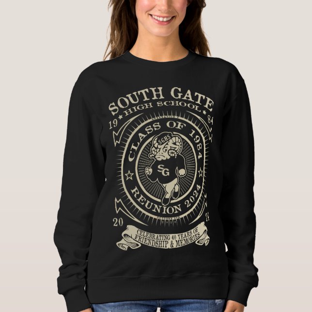South Gate High Ramsey Monochrome Sweatshirt (Vorderseite)