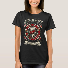 South Gate High School T - Shirt Ramsey Front & Re