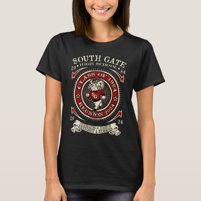 South Gate High School T - Shirt Ramsey Front & Re (Vorderseite)