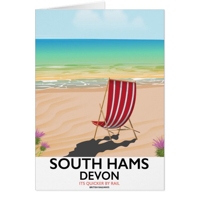South Hams Devon Strandposter (Vorne)