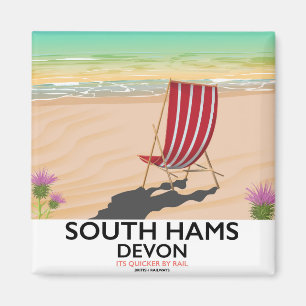South Hams Devon Strandposter Magnet