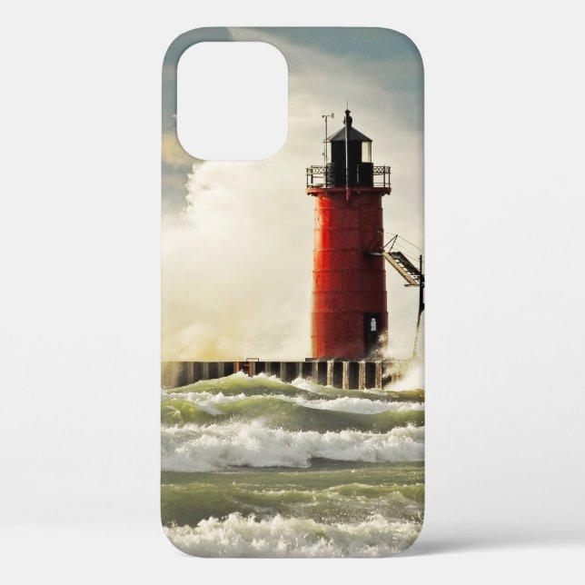 South Haven Michigan Lighthouse Case-Mate iPhone Hülle (Rückseite)