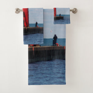 South Haven South Pierhead Leichttuch-Set Badhandtuch Set