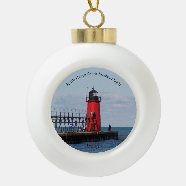 South Haven South Pierhead Light Ornament (Vorderseite)