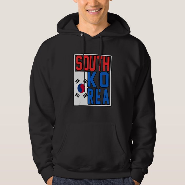 South Korea Flag Hoodie (Vorderseite)
