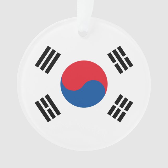 South Korea Flag Ornament (Vorderseite)