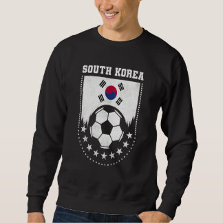 South Korea Flag Soccer Fan Sweatshirt