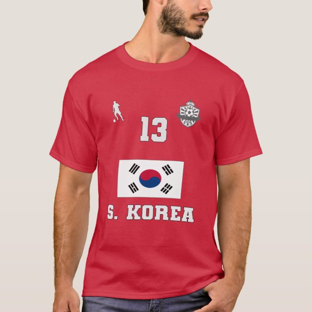 South Korea Football Football National Team T - Sh T-Shirt (Vorderseite)