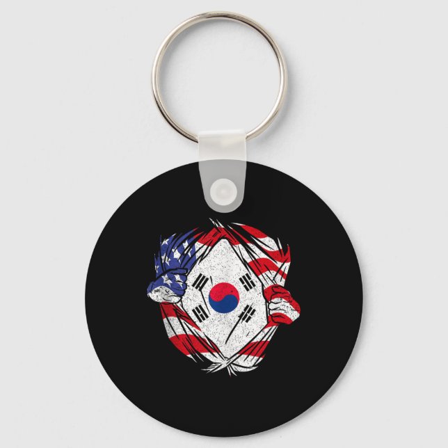 South Korea Love South Korea Pride Korean Patriot  Schlüsselanhänger (Vorderseite)