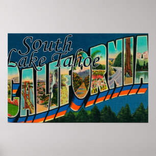 South Lake Tahoe, Kalifornien Poster