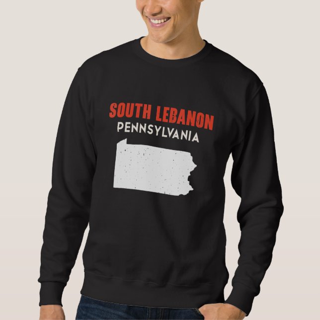 South Lebanon Pennsylvania USA State America Trave Sweatshirt (Vorderseite)