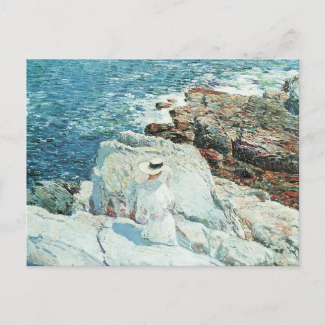 South Ledges, Appledby Frederick Childe Hassam Postkarte (Vorderseite)