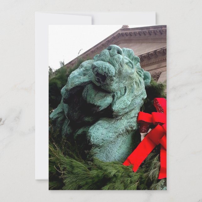 South Lion am Art Institute of Chicago Dankeskarte (Vorderseite)