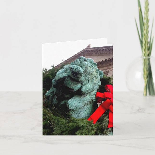 South Lion am Art Institute of Chicago Karte (Vorderseite)