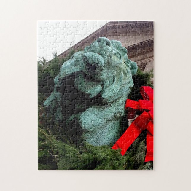 South Lion am Art Institute of Chicago Puzzle (Vertikal)