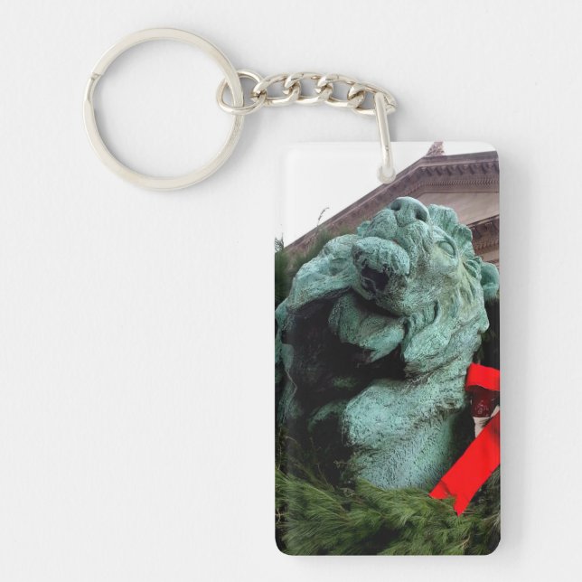 South Lion am Art Institute of Chicago Schlüsselanhänger (Vorderseite)