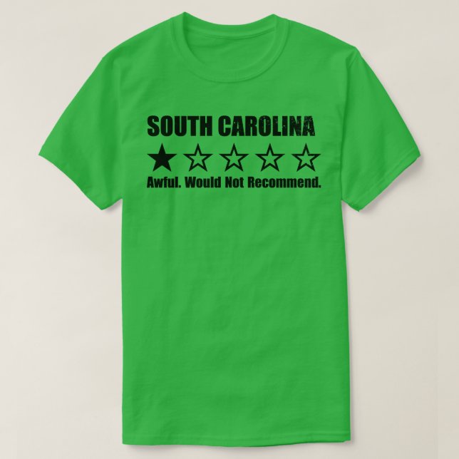 South olina One Review T-Shirt (Design vorne)