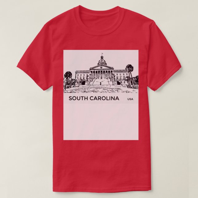 South olina Staat USA T-Shirt (Design vorne)