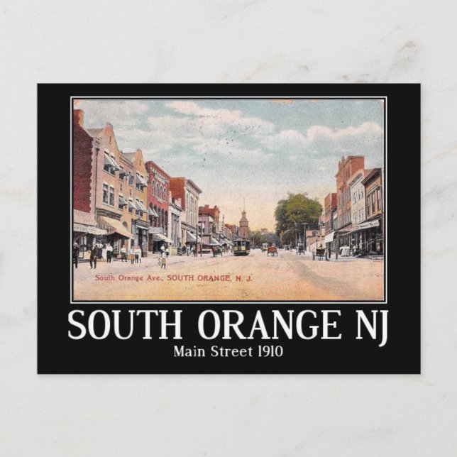 South Orange, New Jersey, Vintag Postkarte (Vorderseite)