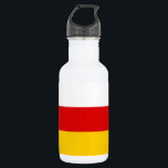 South Ossetia Flag Edelstahlflasche<br><div class="desc">Patriotic flag of South Ossetia.</div>
